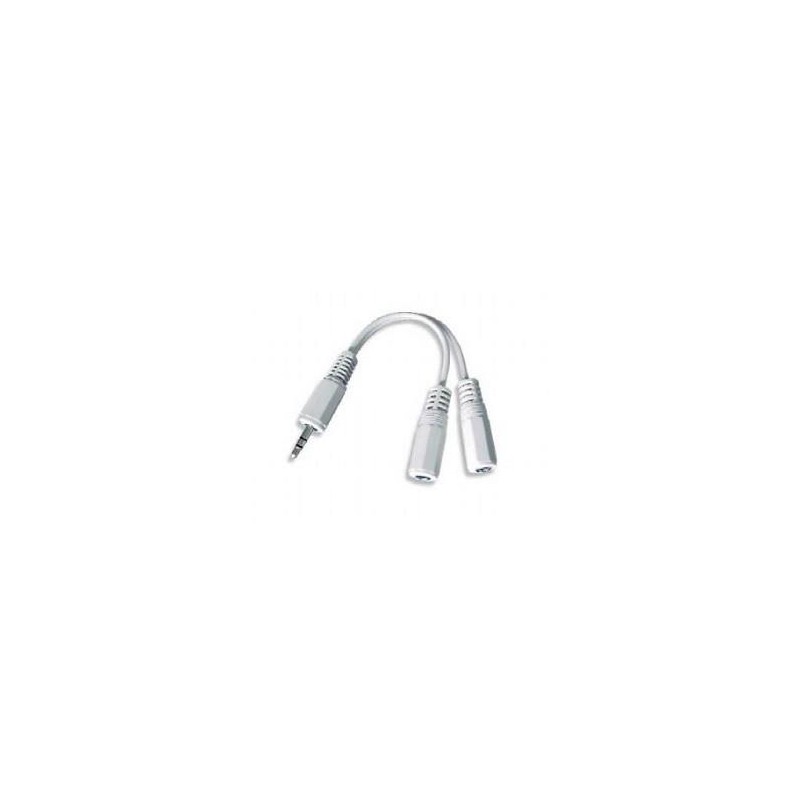 CABLE AUDIO SPLITTER 3.5MM/10CM WHITE CCA-415W GEMBIRD