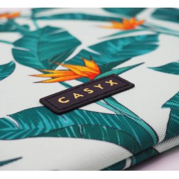 Casyx | SLVS-000008 | Casyx for MacBook | Fits up to size 13 /14 " | Sleeve | Birds of Paradise | Waterproof