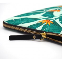 Casyx | SLVS-000008 | Casyx for MacBook | Fits up to size 13 /14 " | Sleeve | Birds of Paradise | Waterproof