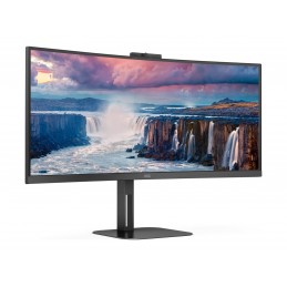 AOC CU34V5CW/BK | 34 " | VA | 21:9 | 100 Hz | 4 ms | 3440 x 1440 pixels | HDMI ports quantity 1