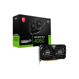 MSI | GeForce RTX 4060 VENTUS 2X BLACK 8G OC | NVIDIA | 8 GB | GeForce RTX 4060 | GDDR6 | HDMI ports quantity 1 | PCI Express Ge