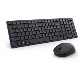 Dell | Silent Keyboard and Mouse | KM555 | Keyboard and Mouse Set | Wireless | Estonian (QWERTY) | Black | 2.4 GHz, Bluetooth 5.