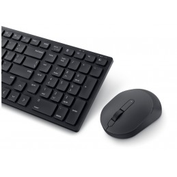 Dell | Silent Keyboard and Mouse | KM555 | Keyboard and Mouse Set | Wireless | Estonian (QWERTY) | Black | 2.4 GHz, Bluetooth 5.