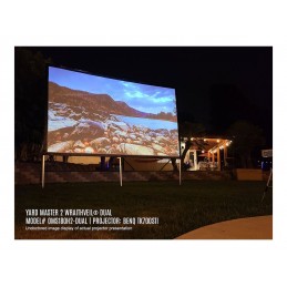 Elite Screens | Yard Master 2 Mobile Outdoor screen CineWhite | OMS120H2 | Diagonal 120 " | 16:9 | Viewable screen width (W) 266