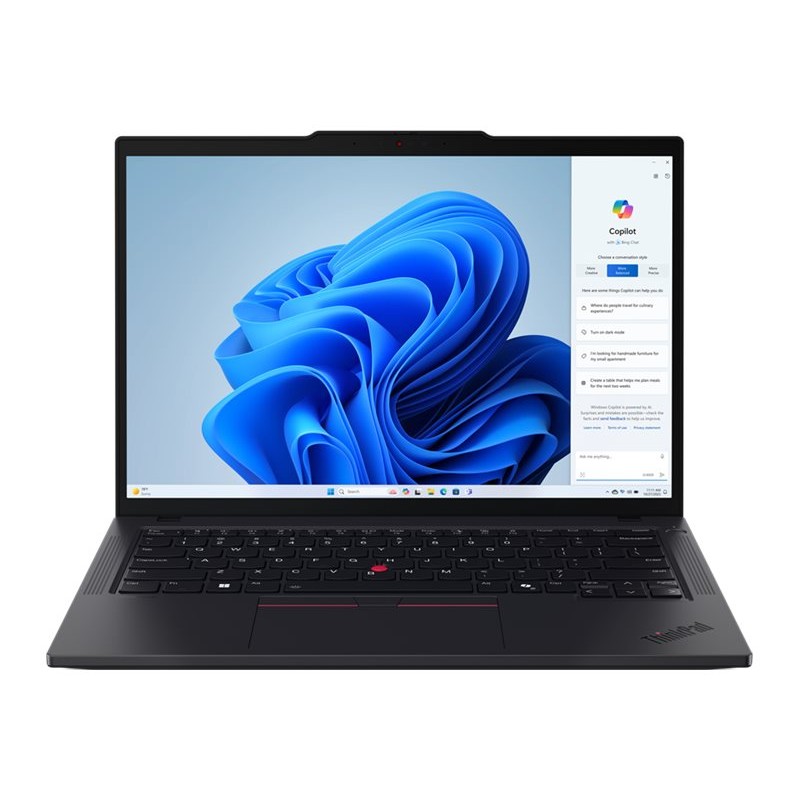 Lenovo ThinkPad T14 | Black | 14 " | IPS | WUXGA | 1920 x 1200 pixels | Anti-glare | Intel Core U7 | 155U | 32 GB | SO-DIMM DDR5