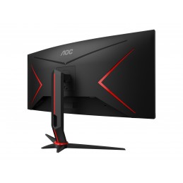 AOC | Gaming Monitor | CU34G2XP/BK | 34 " | VA | 21:9 | 180 Hz | 1 ms | 3440 x 1440 pixels | HDMI ports quantity 2 | Black