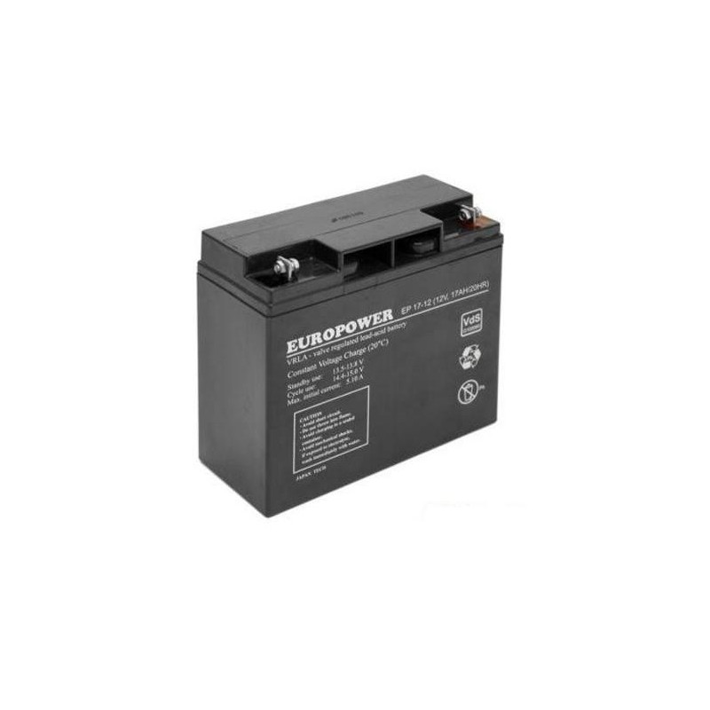 BATTERY 12V 17AH VRLA/EP17-12 EUROPOWER EMU