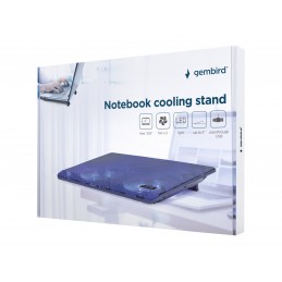 Gembird | Fits up to size 15.6 " | Notebook Cooling Stand | NBS-2F15-05