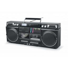 Muse | Ghetto Blasters | M-380 GB | AUX in | Bluetooth | Cassette deck | CD player | Black