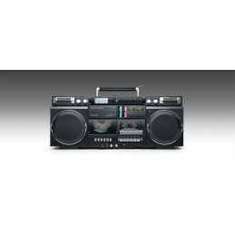 Muse | Ghetto Blasters | M-380 GB | AUX in | Bluetooth | Cassette deck | CD player | Black