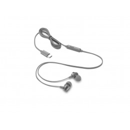 Lenovo | 300 USB-C In-Ear Headphone | GXD1J77353 | Built-in microphone | Wired | Grey