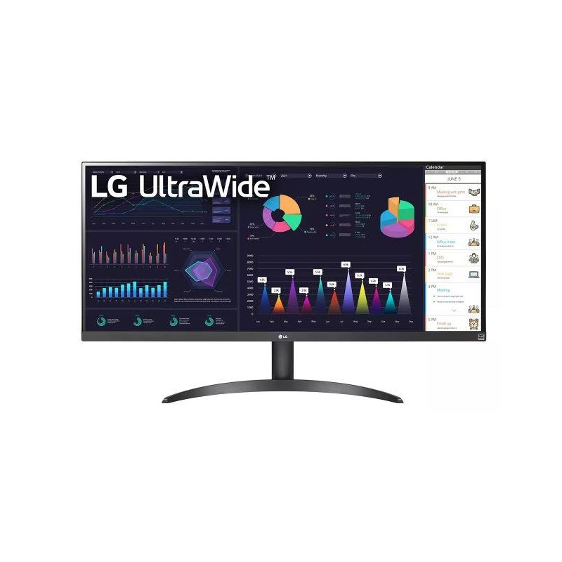 LCD Monitor|LG|34WQ500-B|34"|Business/21 : 9|Panel IPS|2560x1080|21:9|100hz|Matte|5 ms|Tilt|Colour Black|34WQ500-B