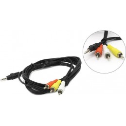 CABLE AUDIO 3.5MM 4PIN TO 3RCA/AV 2M CCA-4P2R-2M GEMBIRD