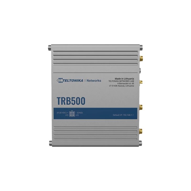 Industrial 5G Gateway | TRB500 | No Wi-Fi | 10/100/1000 Mbps Mbit/s | Ethernet LAN (RJ-45) ports 1 | Mesh Support No | MU-MiMO Y