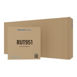 Industrial Cellular router | RUT951 | 802.11n | 10/100 Mbit/s | Ethernet LAN (RJ-45) ports 4 | Mesh Support No | MU-MiMO No | 2G