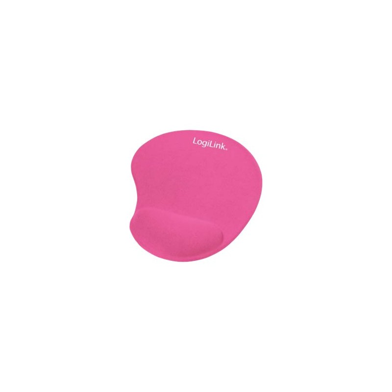 Logilink ID0027P Mouse Pad, Silcon Wrist, Pink | Logilink