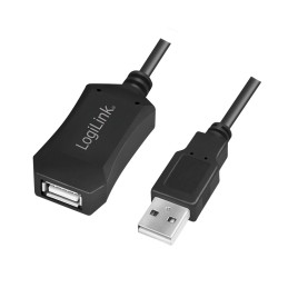 Logilink | USB 2.0 repeater 5m | USB-A to USB-A USB A male | USB A female