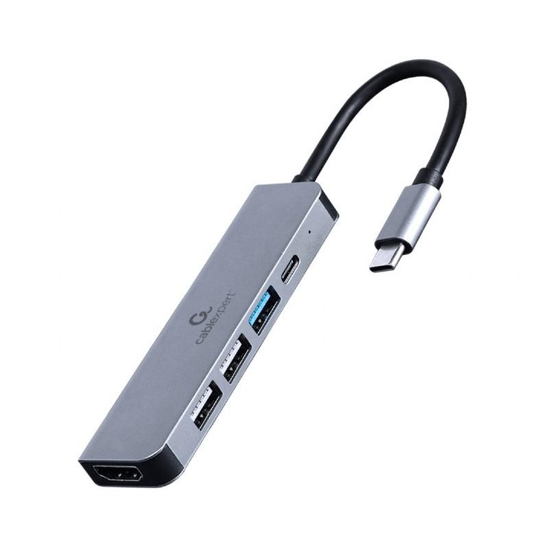 I/O ADAPTER USB-C TO HDMI/USB3/5IN1 A-CM-COMBO5-03 GEMBIRD