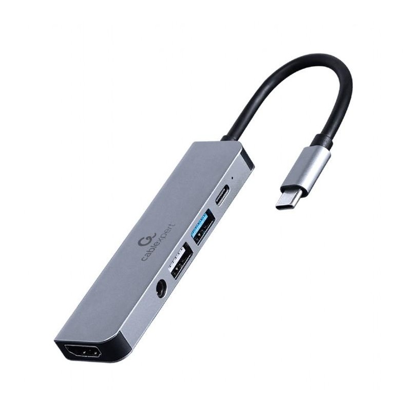 I/O ADAPTER USB-C TO HDMI/USB3/5IN1 A-CM-COMBO5-02 GEMBIRD