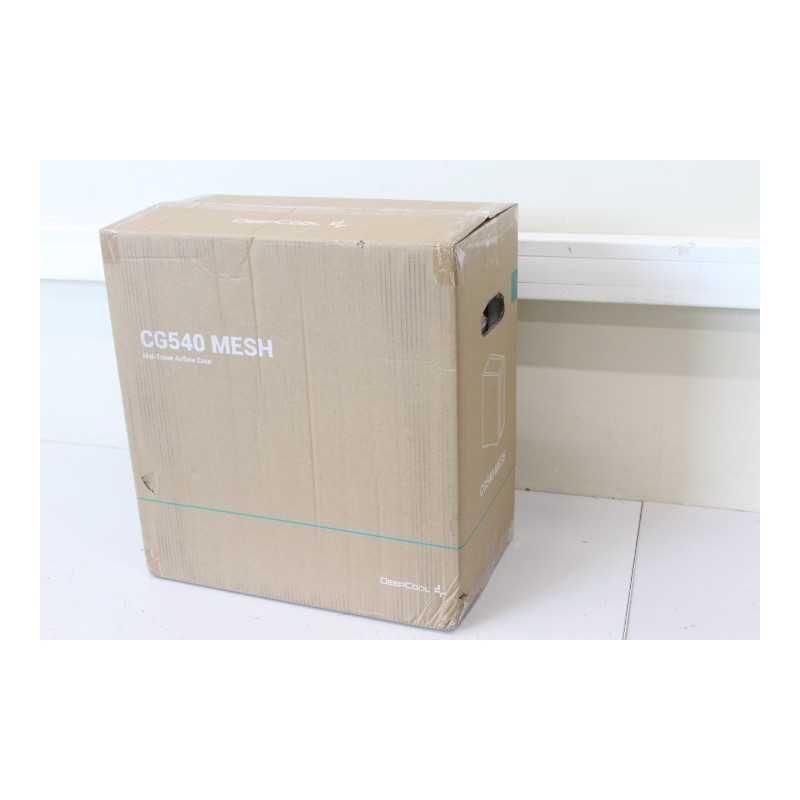 SALE OUT. Deepcool CG540 MID TOWER CASE | Deepcool | Case | CG540 | Black | Mid Tower | DAMAGED PACKAGING, DAMAGED TOP BACK CORN