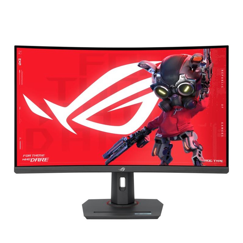 LCD Monitor|ASUS|ROG Strix XG32WCS|31.5"|Gaming/Curved|Panel VA|2560x1440|16:9|180Hz|1 ms|Swivel|Height adjustable|Tilt|90LM0AC0