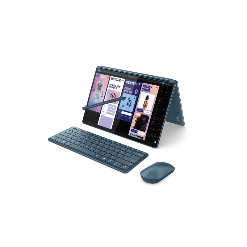 Lenovo Yoga Book 9 13IMU9 | Tidal Teal | 2x13.3 " | OLED | Touchscreen | 2.8K | 2880 x 1800 pixels | Glossy | Intel Core U7 | 15