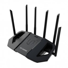 Asus | Dual Band WiFi 7 Extendable Gaming Router | TUF Gaming BE6500 | 802.11be | 6500 Mbit/s | Ethernet LAN (RJ-45) ports 4 | M