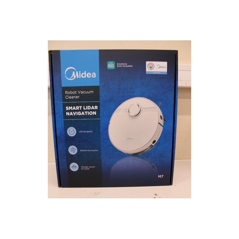 SALE OUT. | Midea | Robotic Vacuum Cleaner | M7 | Wet&Dry | Operating time (max) 180 min | Lithium Ion | 5200 mAh | 4000 Pa | Wh