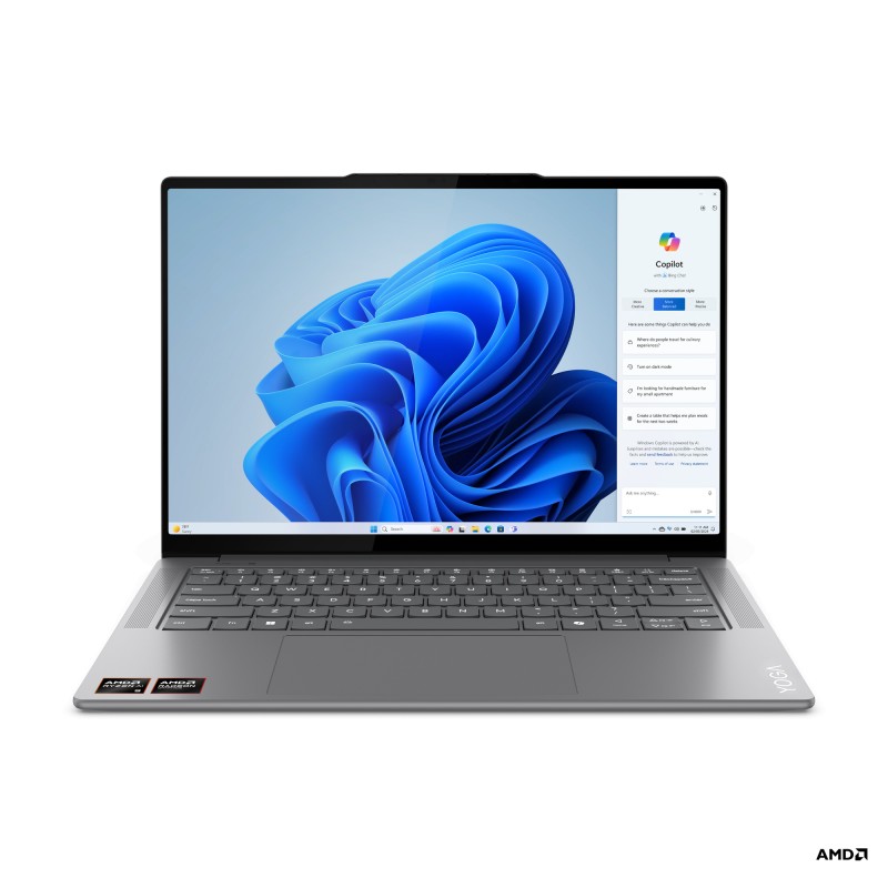 Lenovo Yoga Pro 7 14ASP9 | Luna Grey | 14.5 " | OLED | 2.8K | 2880 x 1800 pixels | Glossy | AMD Ryzen AI 9 | 365 | 32 GB | Solde