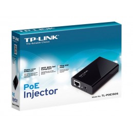 TP-LINK | PoE Injector 15.4W | TL-PoE150S | Ethernet LAN (RJ-45) ports 2x10/100/1000