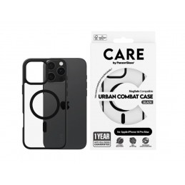 CARE Flagship Case | Back cover | Apple | iPhone 16 Pro Max | Recycled plastic | Black | MagSafe