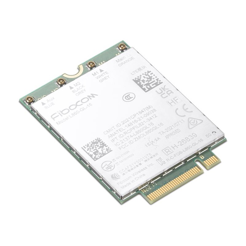 Lenovo | 4G LTE CAT16 M.2 WWAN Module | ThinkPad Fibocom L860-GL-16