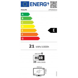 Philips 27M2N3201A/00 | 27 " | IPS | 16:9 | 180 Hz | 1 ms | 1920 x 1080 pixels | 300 cd/m | HDMI ports quantity 2 | White