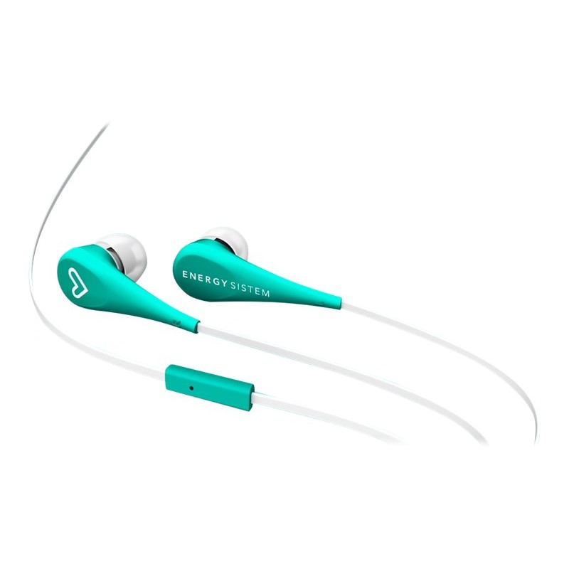 Energy Sistem Earphones Style 1+, Mint | Energy Sistem | Earphones | Style 1+ | Wired | In-ear | Microphone | Mint