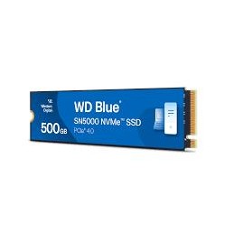 SSD|WESTERN DIGITAL|Blue SN5000|500GB|M.2|PCIe Gen4|NVMe|Write speed 4000 MBytes/sec|Read speed 5000 MBytes/sec|2.38mm|TBW 300 T