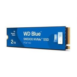 SSD|WESTERN DIGITAL|Blue SN5000|2TB|M.2|PCIe Gen4|NVMe|Write speed 4850 MBytes/sec|Read speed 5150 MBytes/sec|2.38mm|TBW 900 TB|