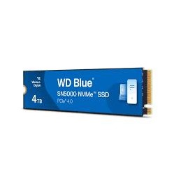 SSD|WESTERN DIGITAL|Blue SN5000|4TB|M.2|PCIe Gen4|NVMe|Write speed 5000 MBytes/sec|Read speed 5500 MBytes/sec|2.38mm|TBW 1200 TB