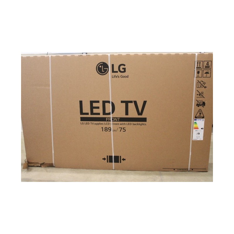 SALE OUT. LG 75UN640S0LD 75 3840x2160/330cd/m2/HDMI RF USB | LG | 75UN640S0LD | 75 " | Landscape | 16/7 | WebOS22 | DAMAGED PACK