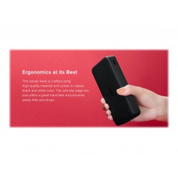 Xiaomi | Redmi Fast Charge Power Bank | 20000 mAh | Black