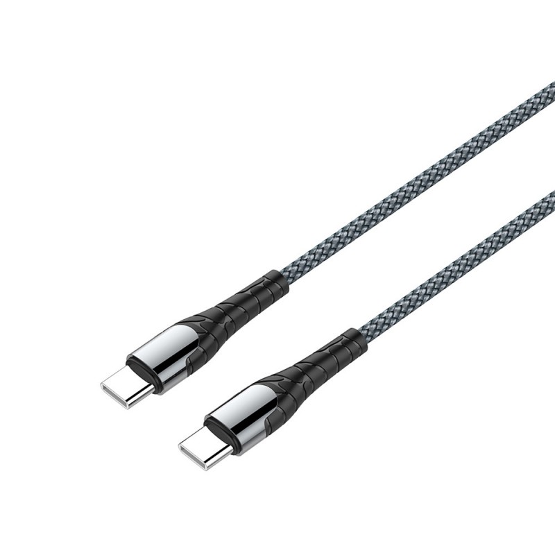 ColorWay Cable Type-C - Type-C (PD Fast Charging 65W) 3.0 , 1m | CW-CBPDCC040-GR