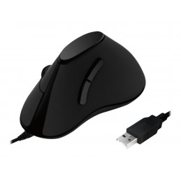 Logilink | Ergonomic Vertical Mouse | ID0158 | Optical | Wired | Black