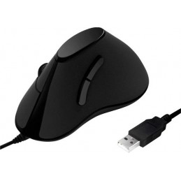 Logilink | Ergonomic Vertical Mouse | ID0158 | Optical | Wired | Black