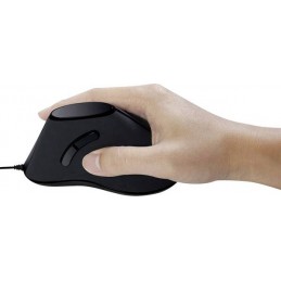 Logilink | Ergonomic Vertical Mouse | ID0158 | Optical | Wired | Black