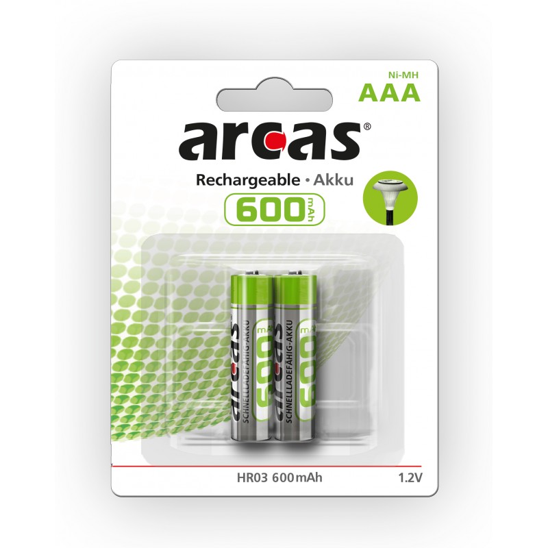 ARCAS NI-MH R03 MICRO AAA 600mA BP2 | Arcas