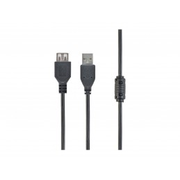 USB 2.0 extension cable A plug/A socket 15ft cable , Length: 4.5 m | Gembird