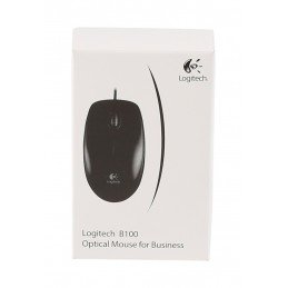 Logitech | Mouse | B100 | Wired | Black