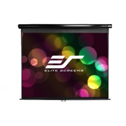 Elite Screens | Manual Series | M113UWS1 | Diagonal 113 " | 1:1 | Viewable screen width (W) 203 cm | Black