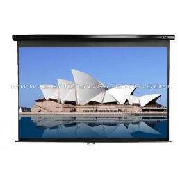 Elite Screens | Manual Series | M113UWS1 | Diagonal 113 " | 1:1 | Viewable screen width (W) 203 cm | Black