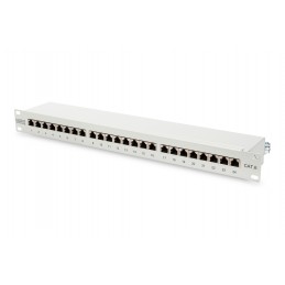 Digitus | Patch Panel | DN-91624S | White | Category: CAT 6 Ports: 24 x RJ45 Retention strength: 7.7 kg Insertion force: 30N max