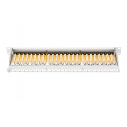 Digitus | Patch Panel | DN-91624S | White | Category: CAT 6 Ports: 24 x RJ45 Retention strength: 7.7 kg Insertion force: 30N max